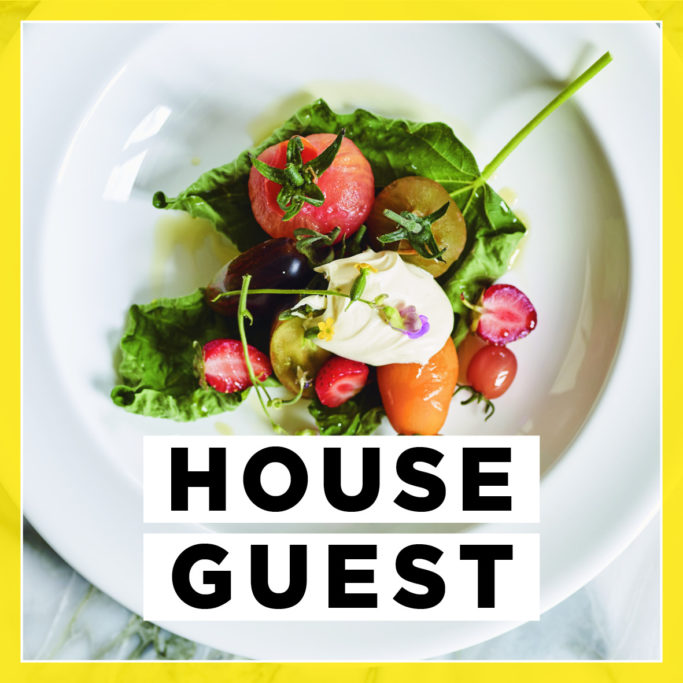 house guest podcast food shot