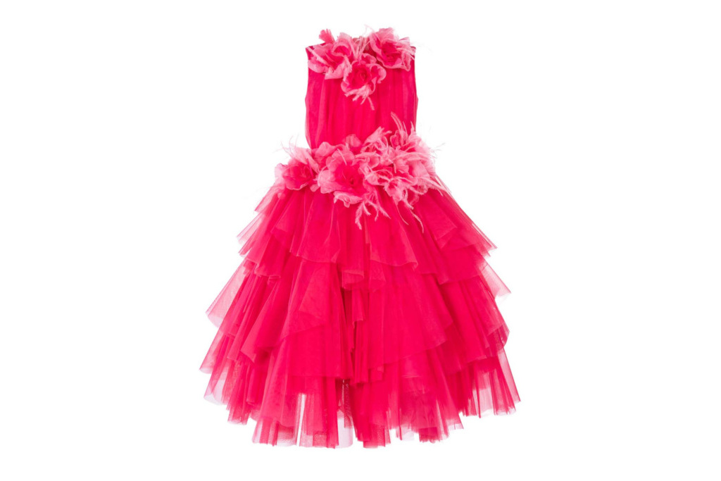Hot pink dress