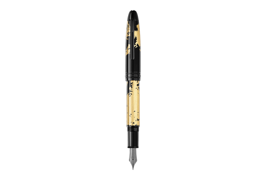 Gold and black pen
