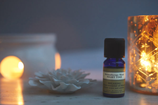 Night Time Blend with Candle | clean beauty guide