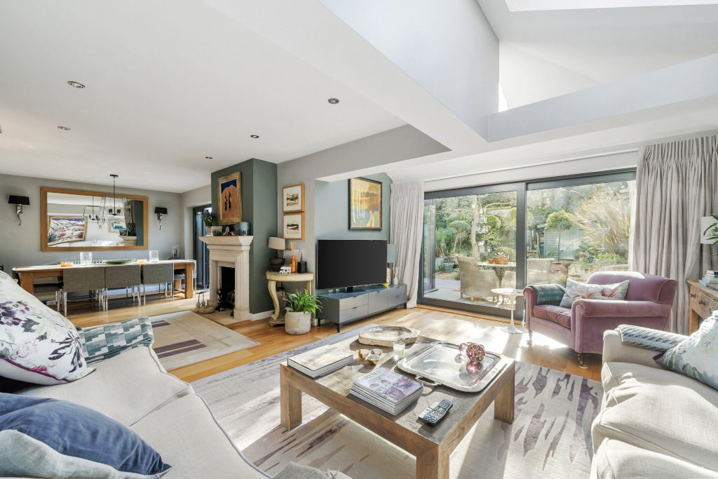 modern reception room