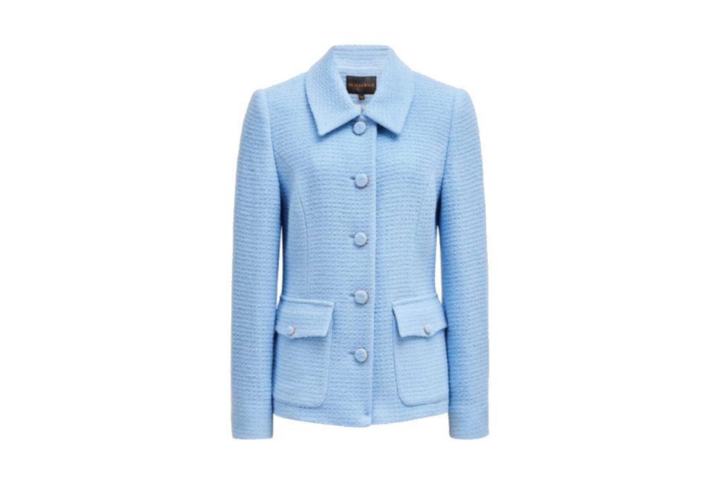 Blue tweed jacket