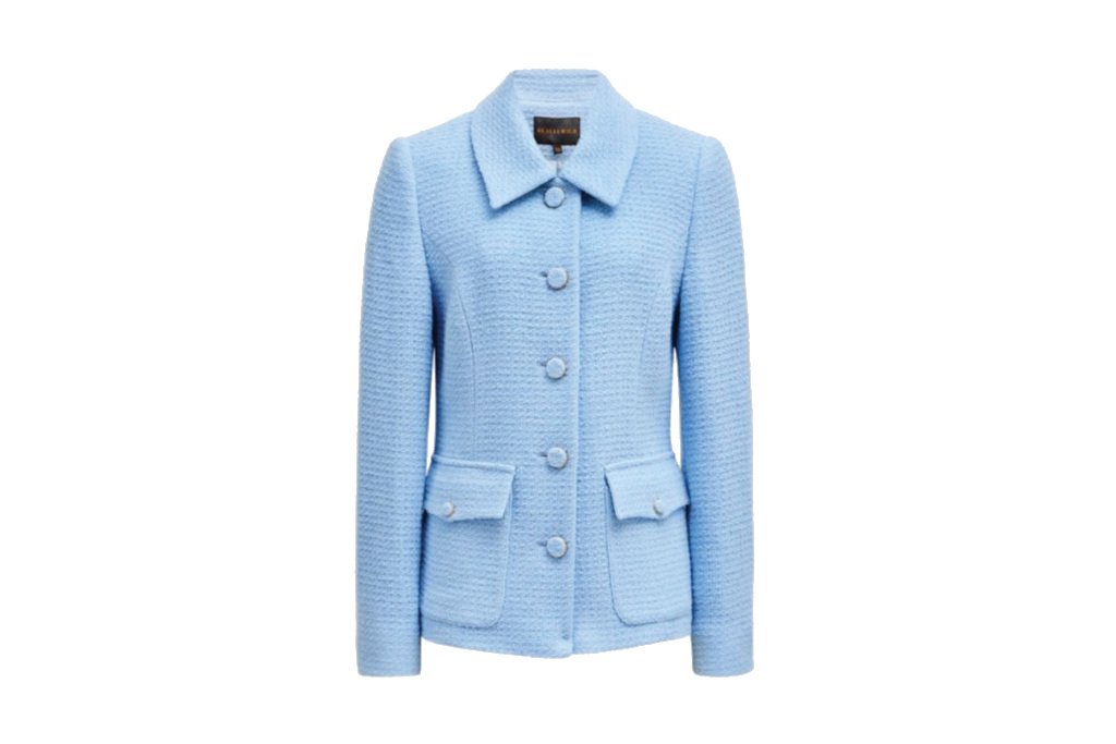 Blue tweed jacket