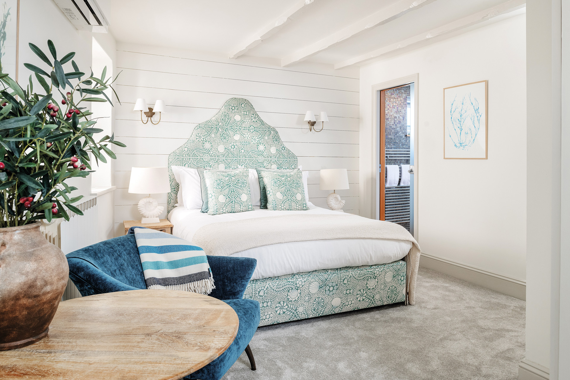 Bedroom at the Seafood Restaurant.