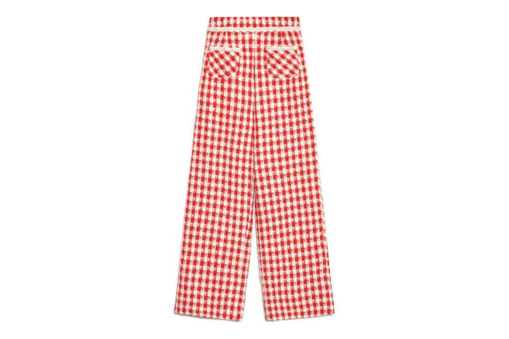Orange tweed trousers