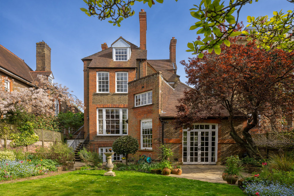 exterior of a house Steeles Road, Belsize Park, London