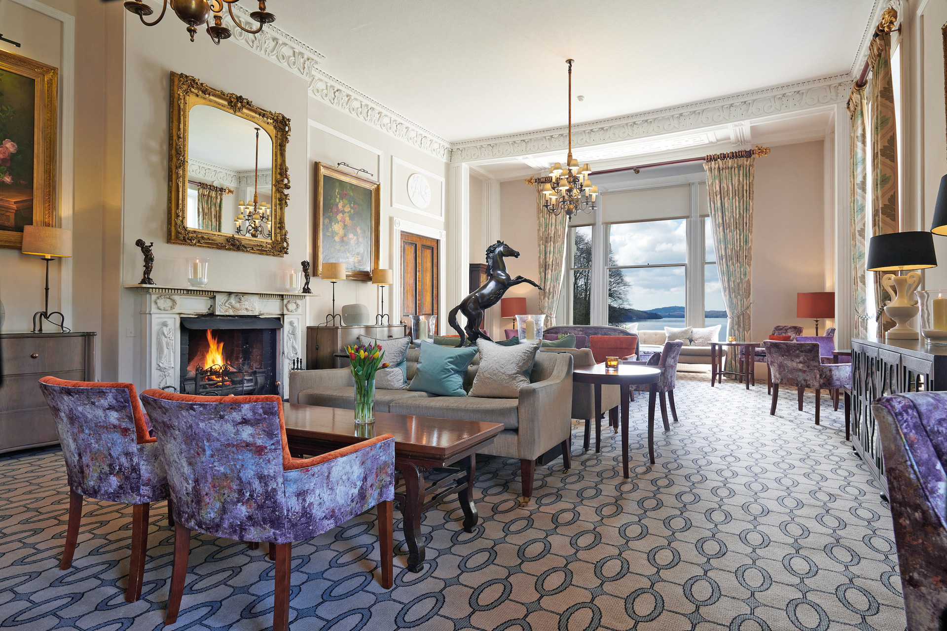 Drawing room at Storrs Hall
