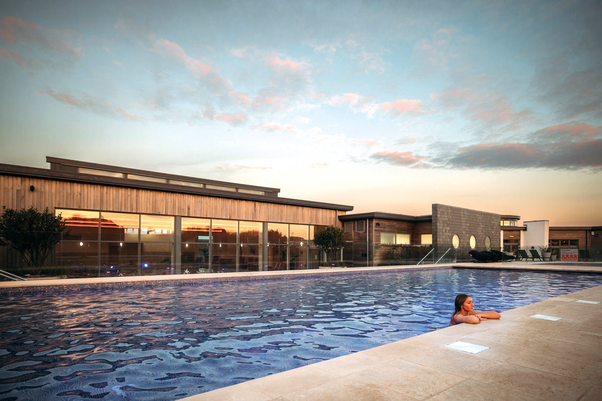 Outdoor pool at Una St Ives