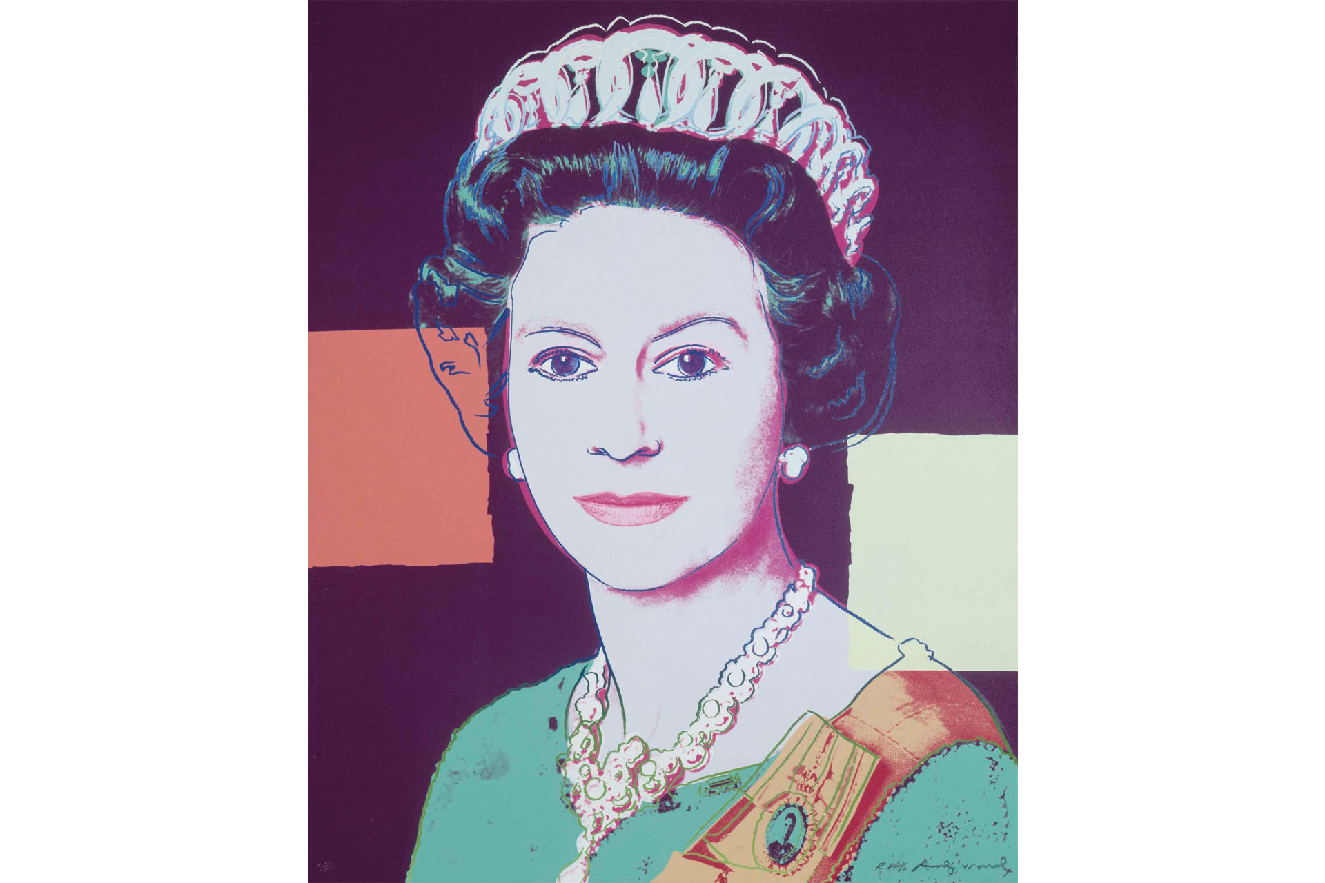 Queen Elizabeth II of the United Kingdom by Andy Warhol (1985)