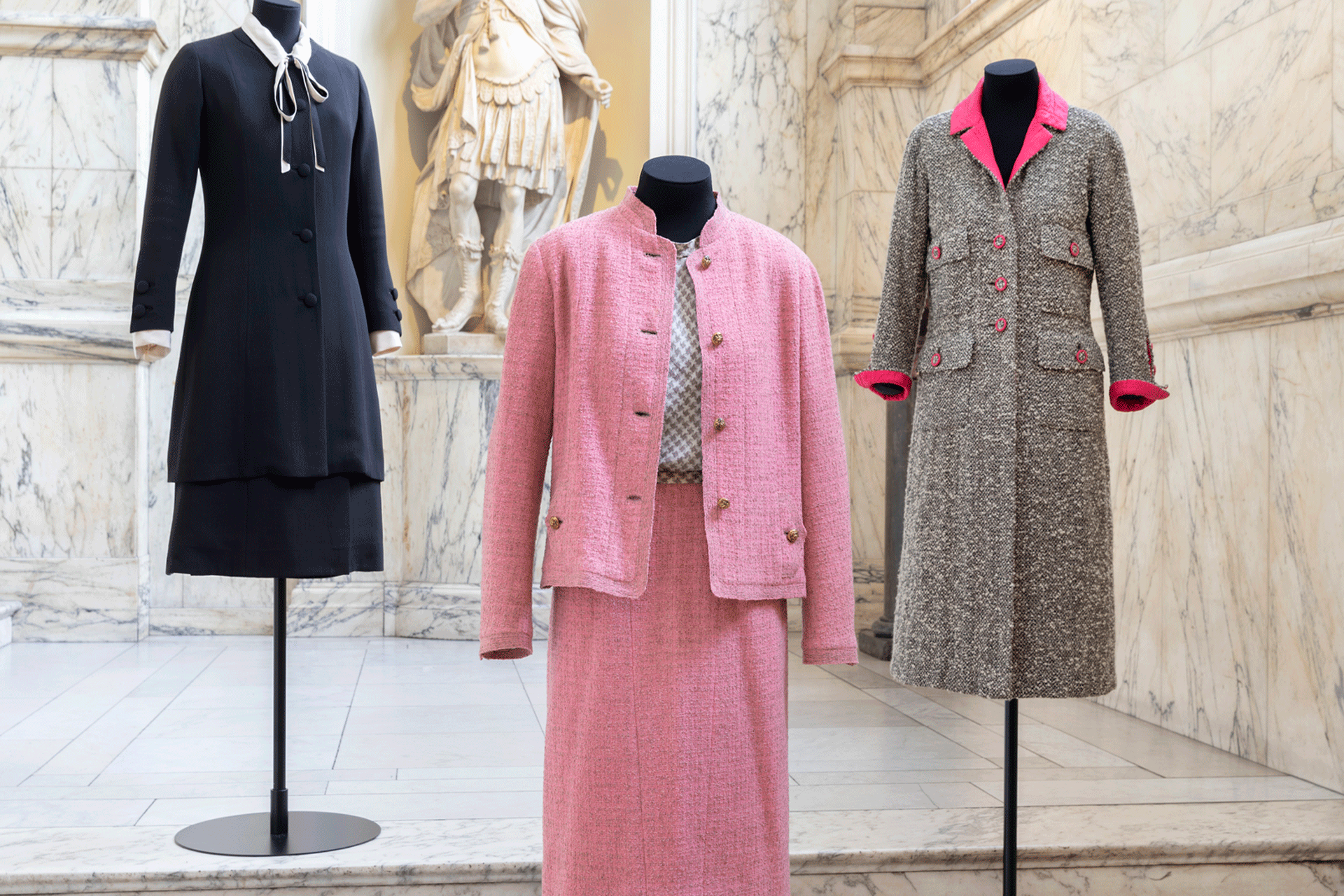 Selection of coats designed by Gabrielle Chanel