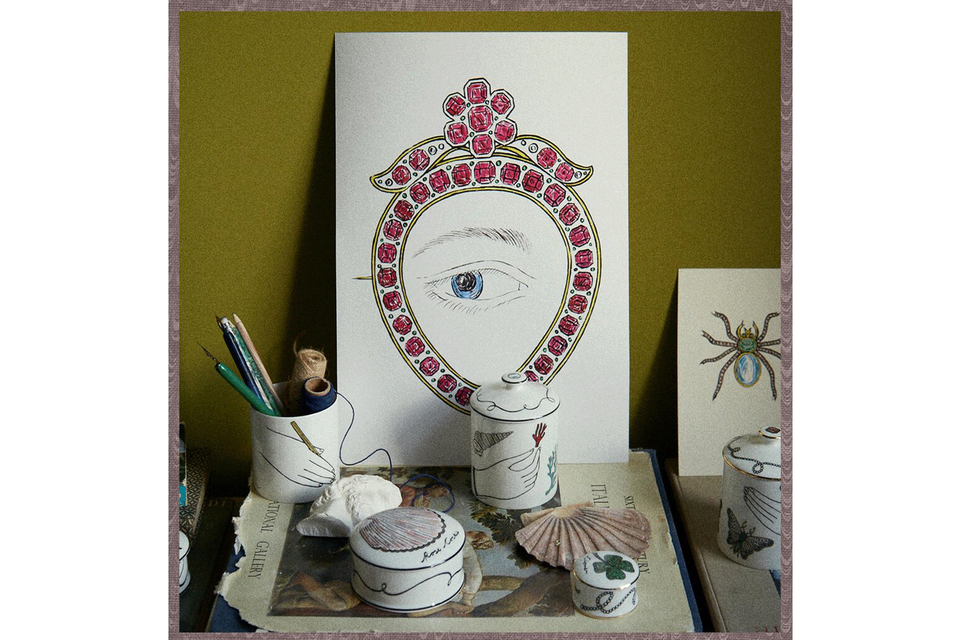 Lovers Eye Print by Fee Greening