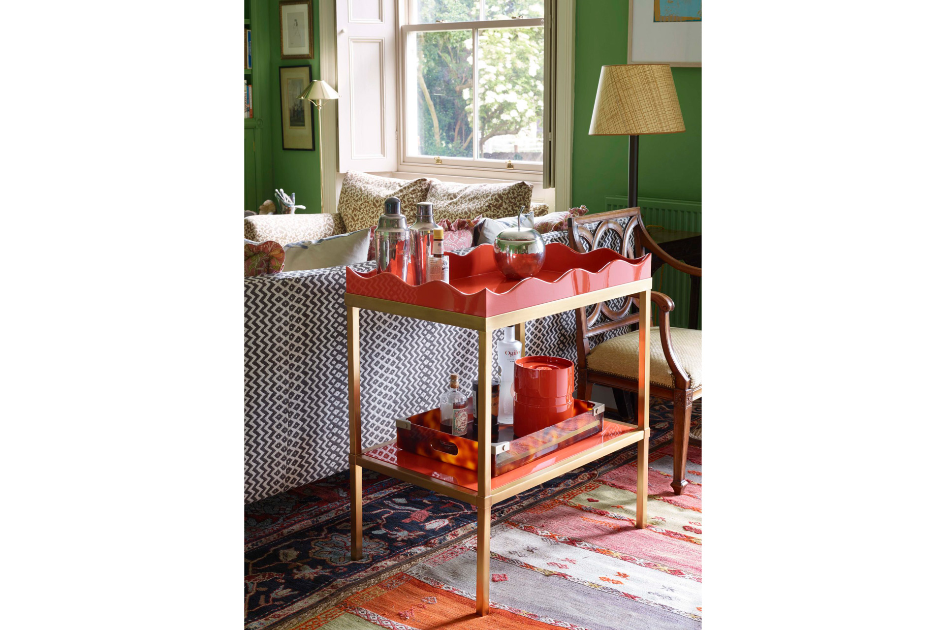 The Lacquer Company drinks trolley