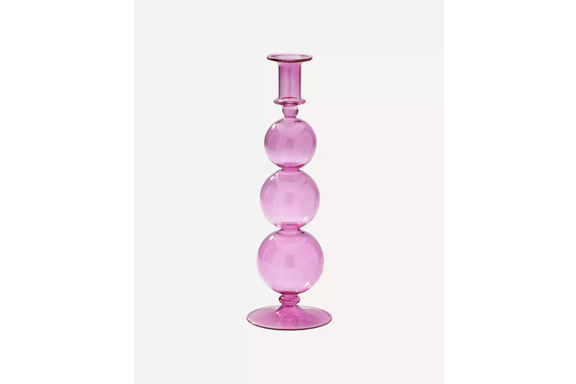 ANNA + NINA Bubble Glass Candle Holder