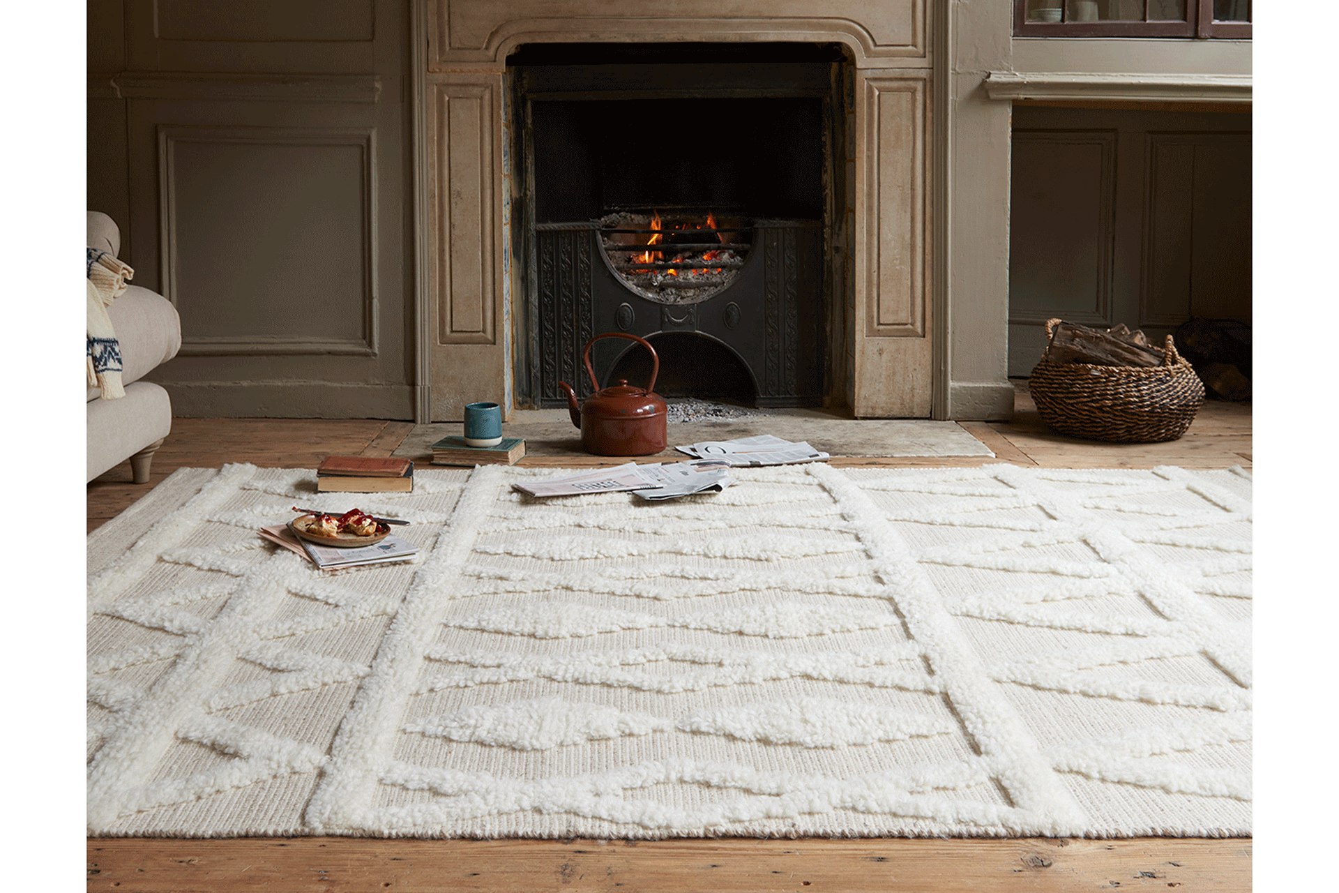 Teddy in Natural Rug by Load