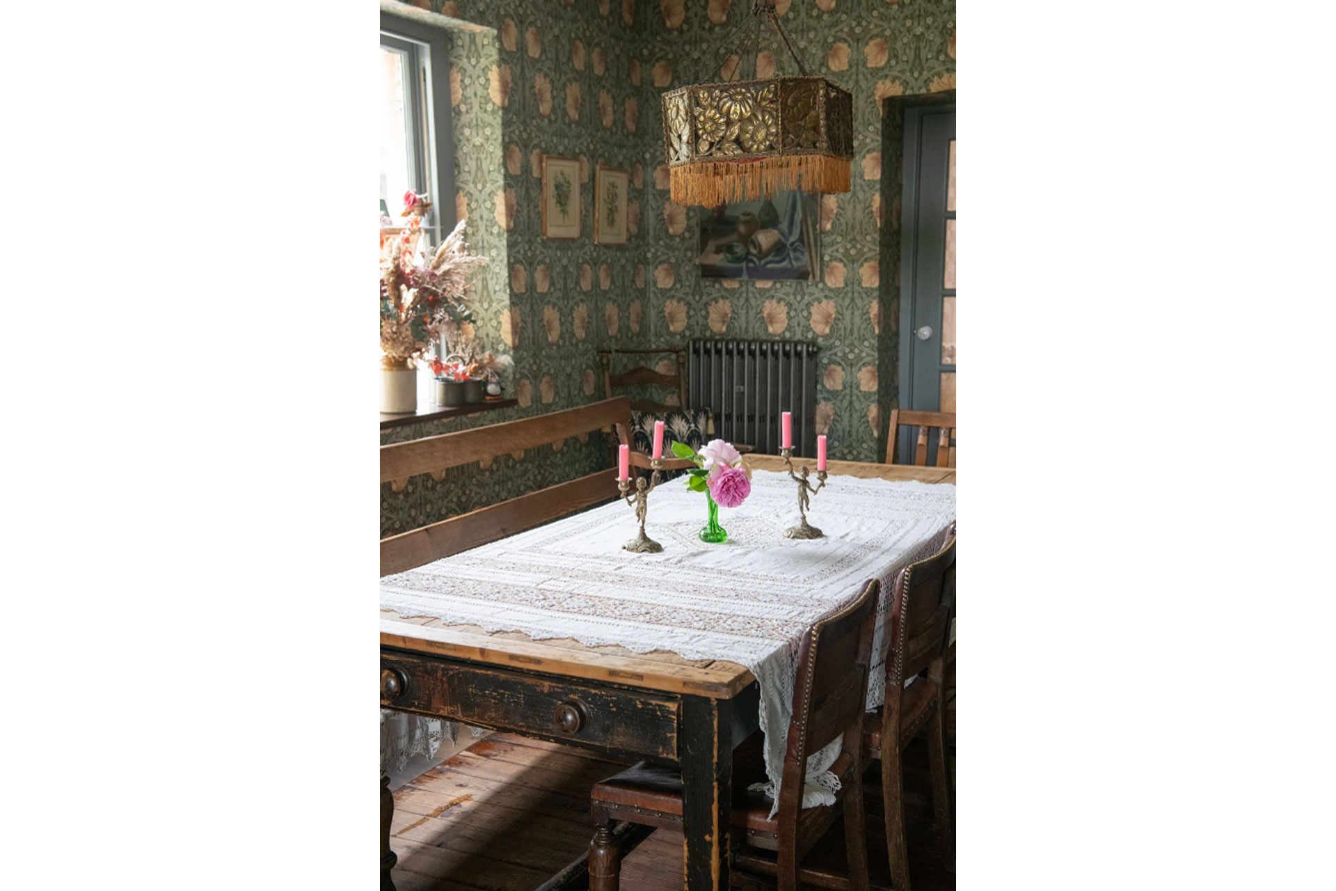 Pearl Lowe Antique Tablecloth