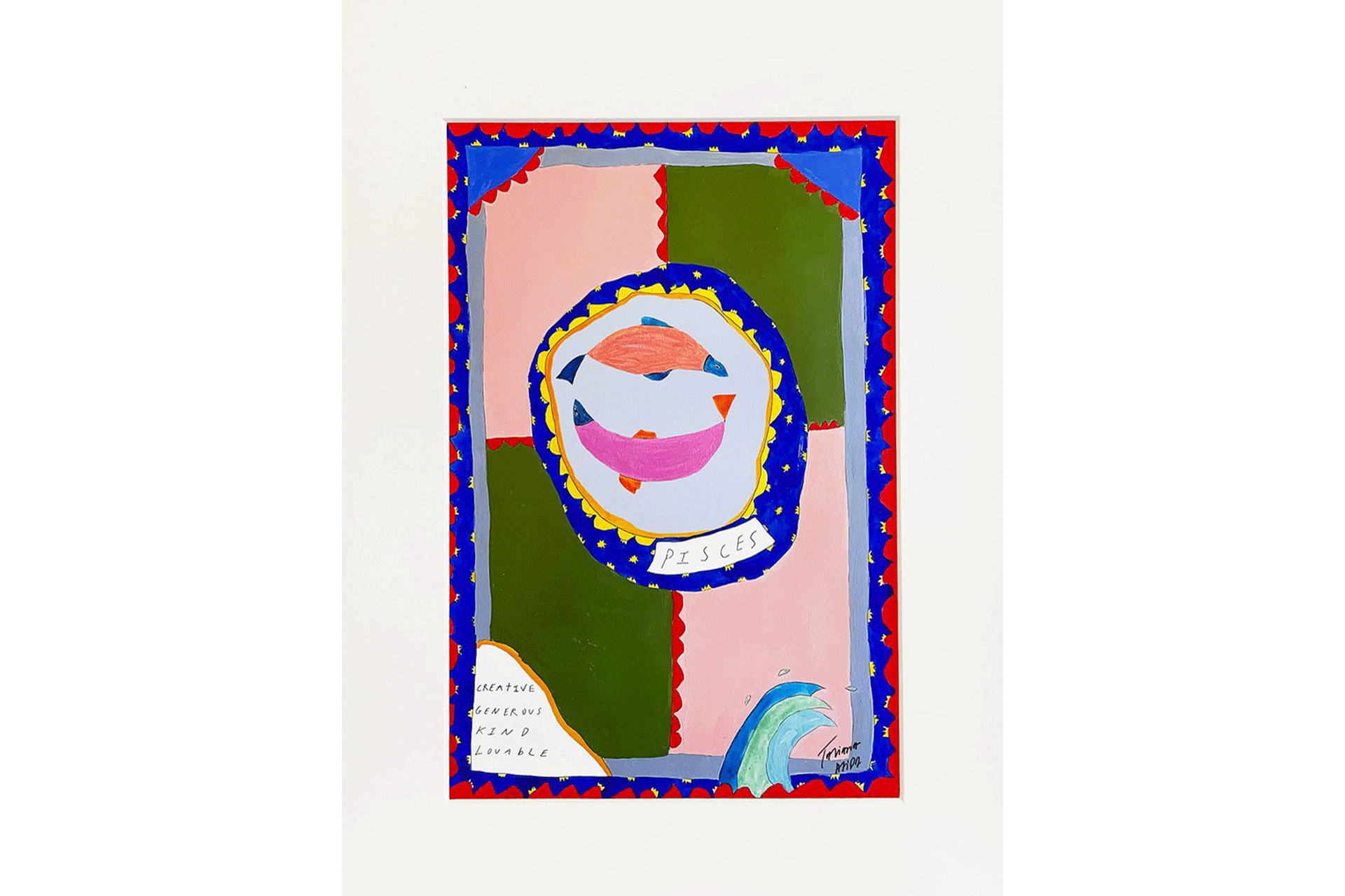 Pieces Horoscope Print by Tatiana Alida