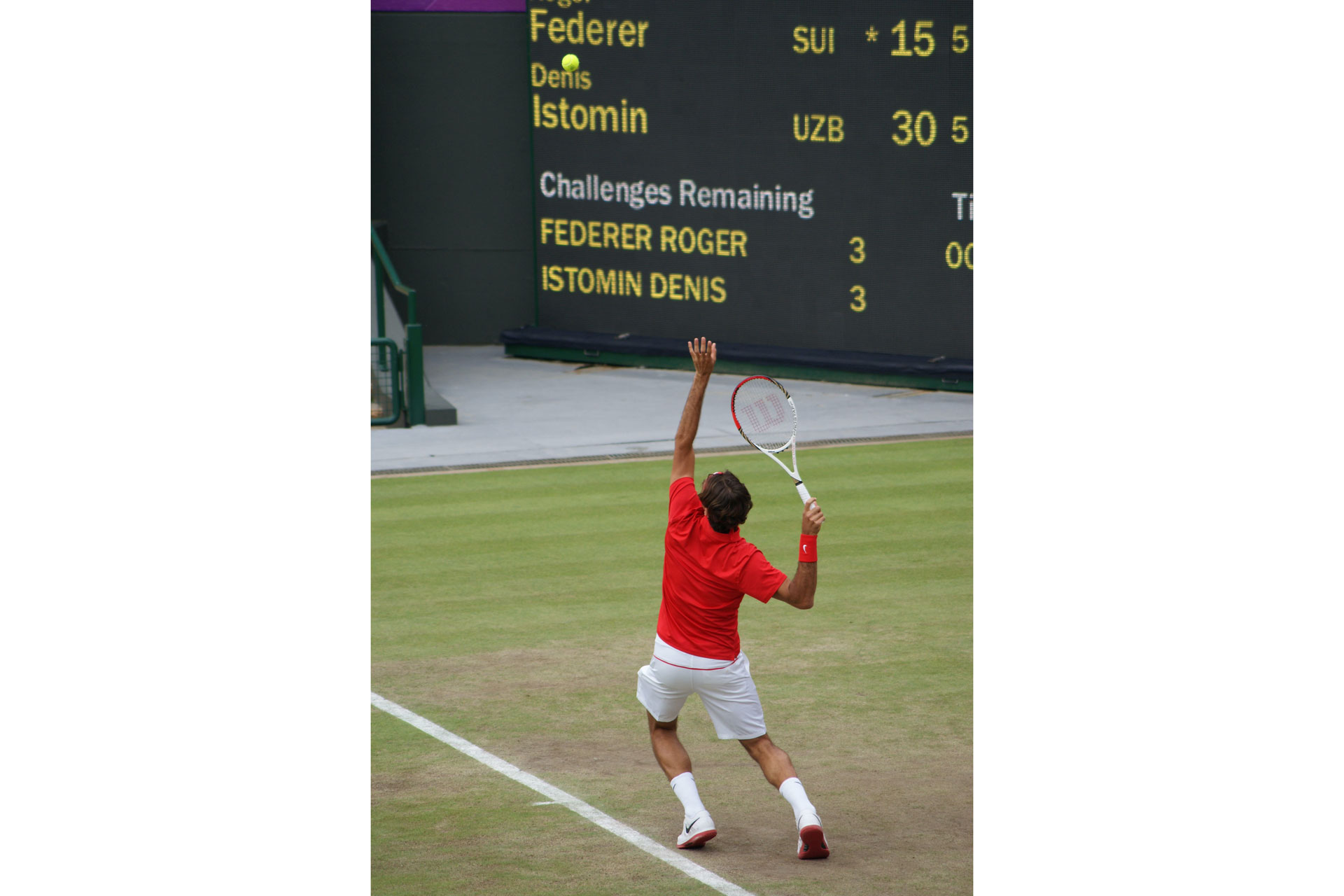 Roger Federer at Wimbledon