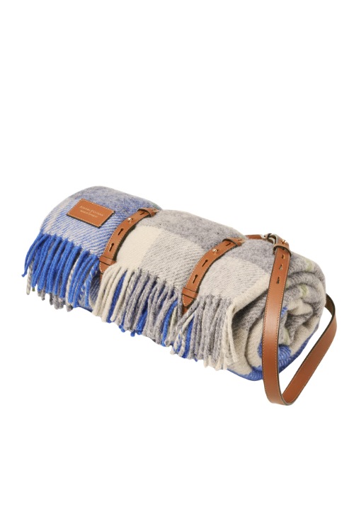 Blue Aspinal of London picnic rug