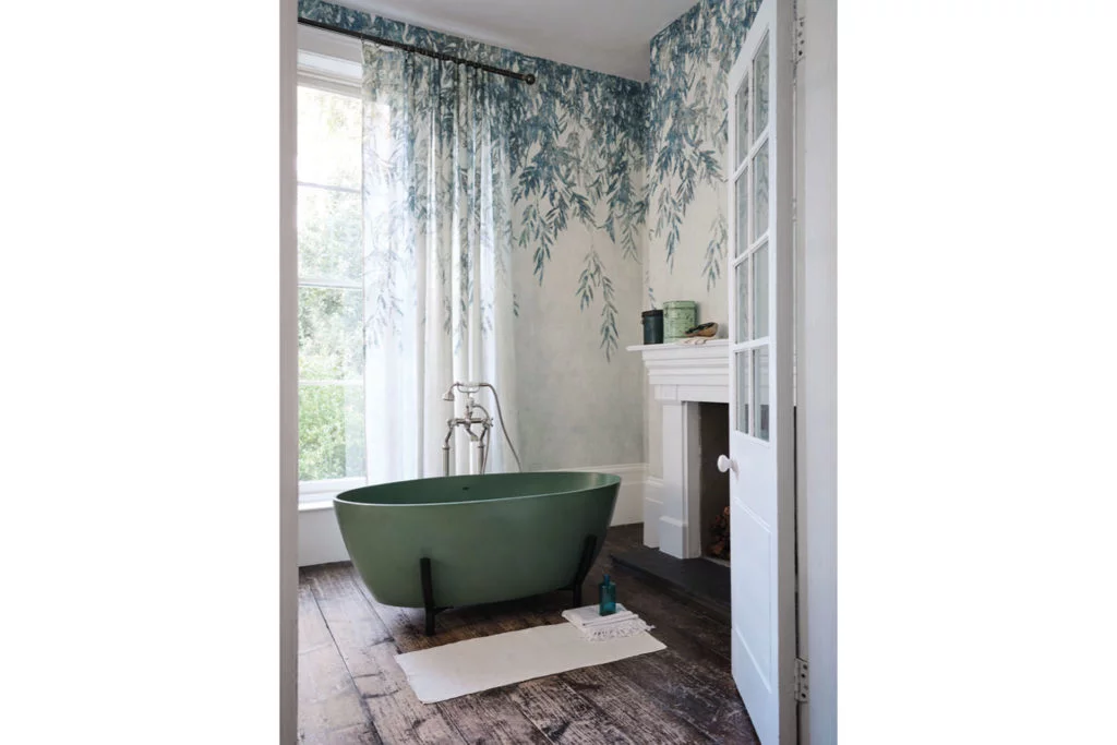Green Bath by BC Designs and Romo