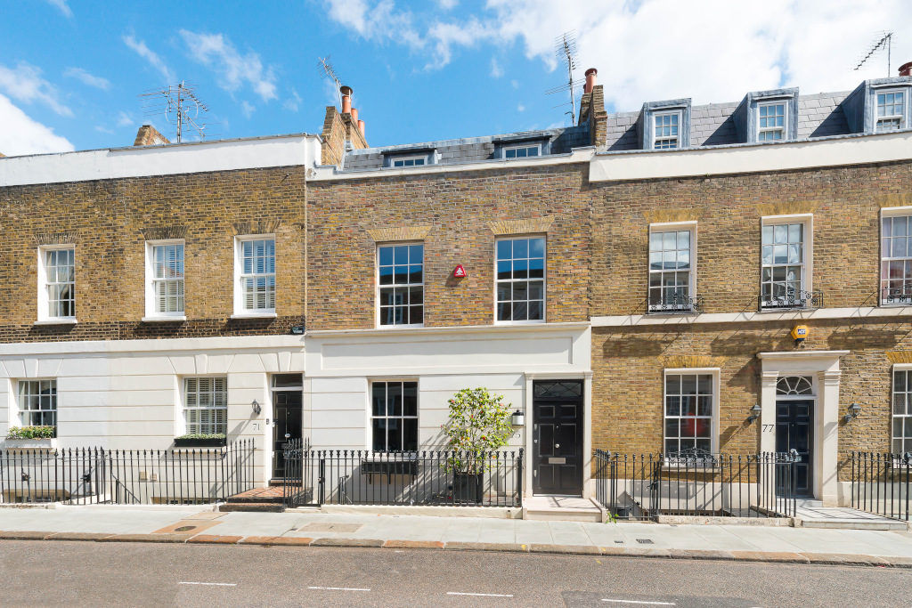 belgravia terraced house in chelsea exterior