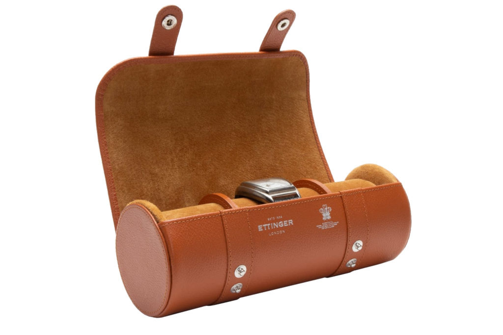 Tan watch roll