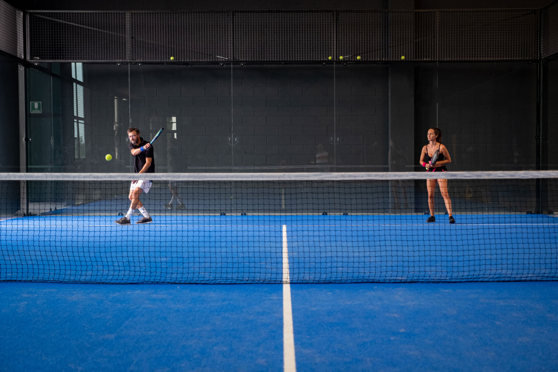 Padel tennis court