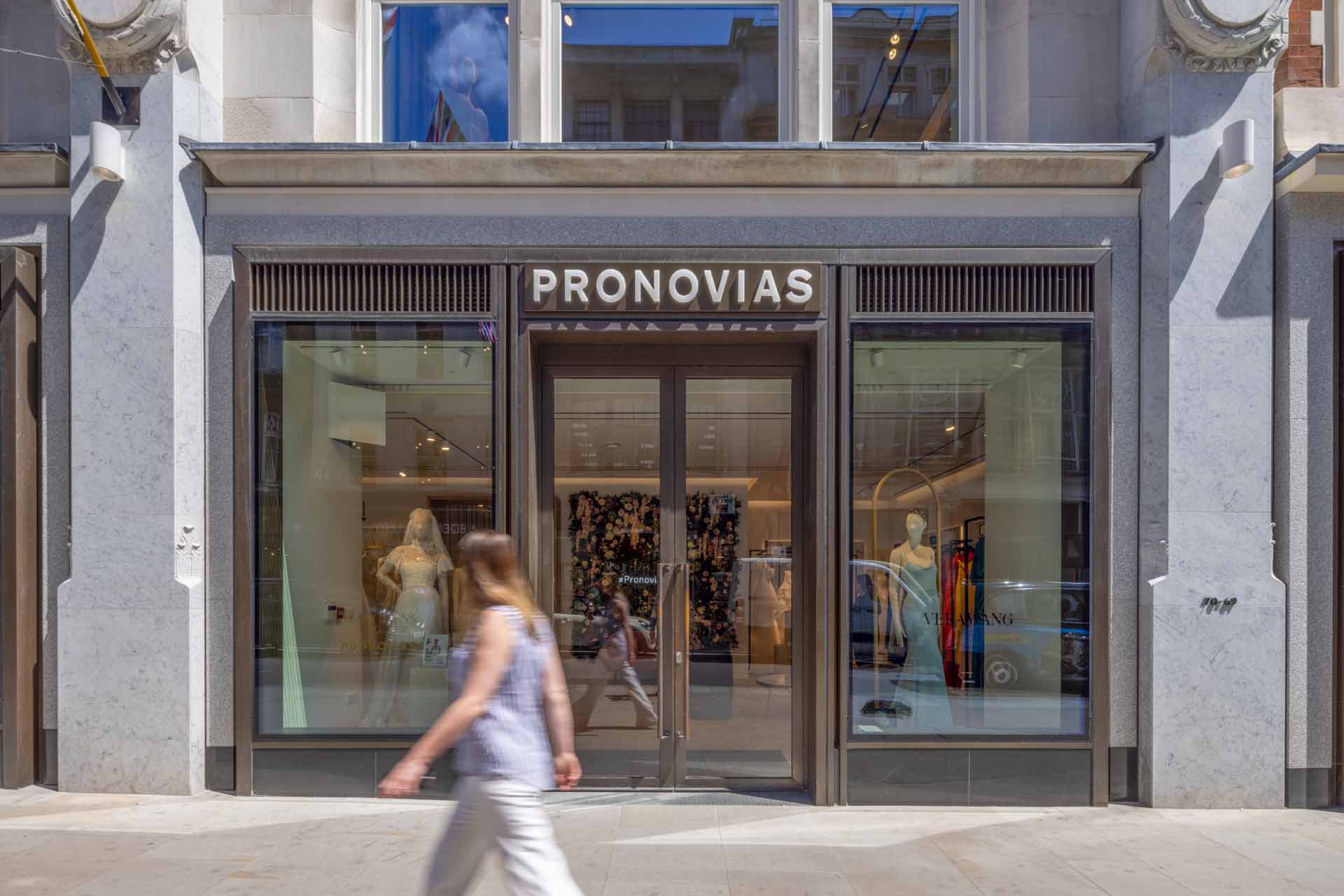 Pronovias Bond Street shop front