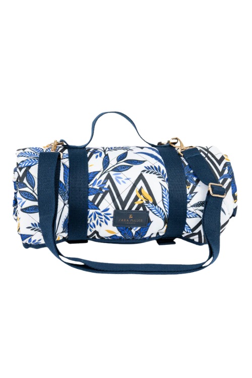 Blue picnic rug from Sara Miller