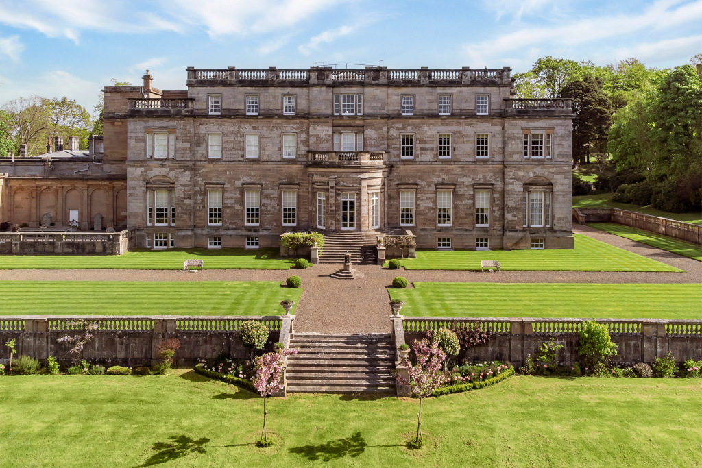 large english georgian mansion country estate exterior shot