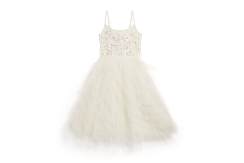 White tulle dress