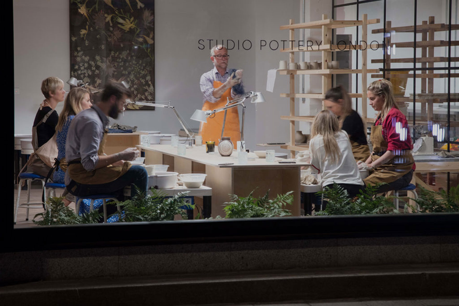 the front store of Studio Pottery London