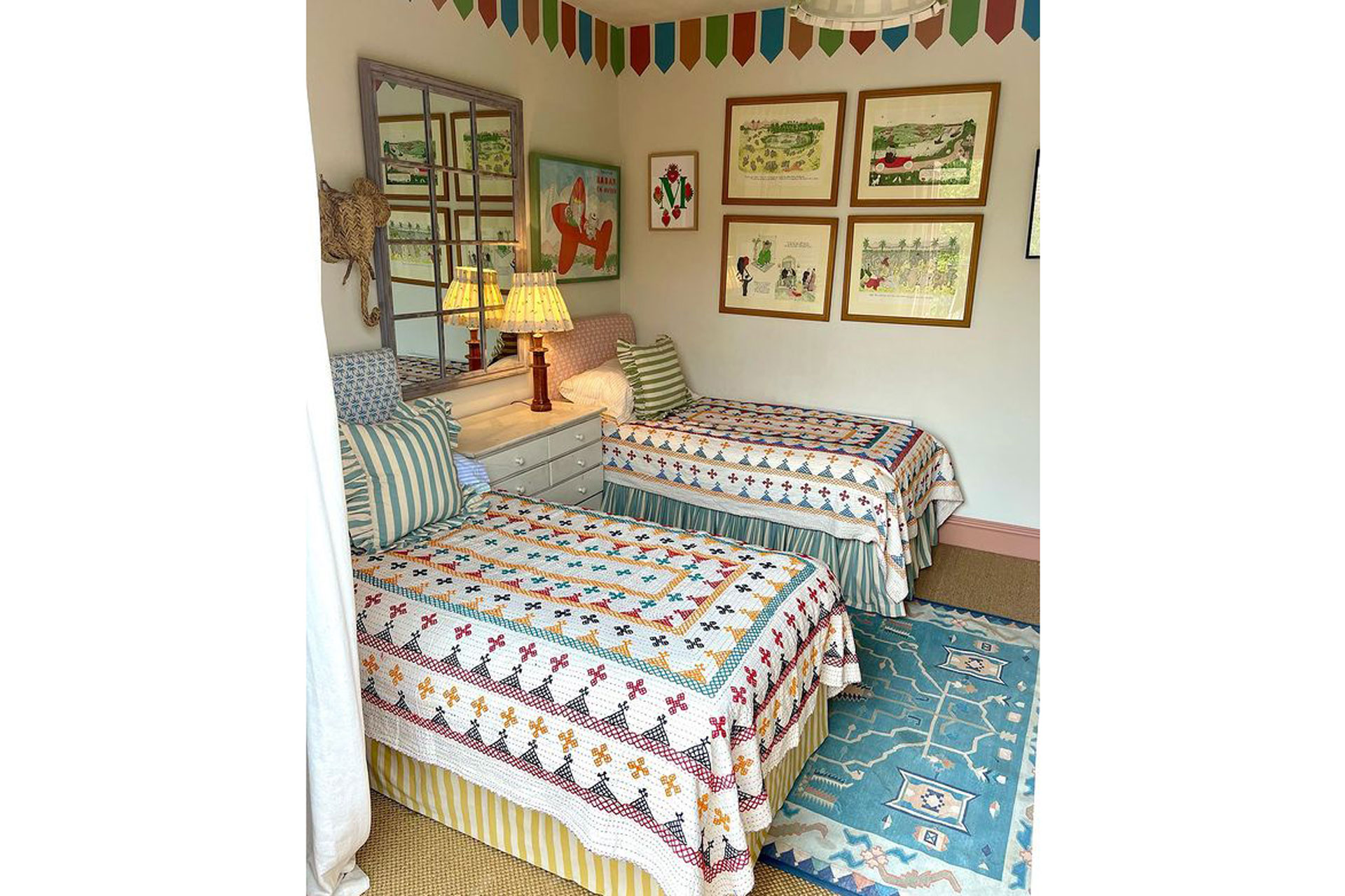 a twin bedroom by Alice Palmer