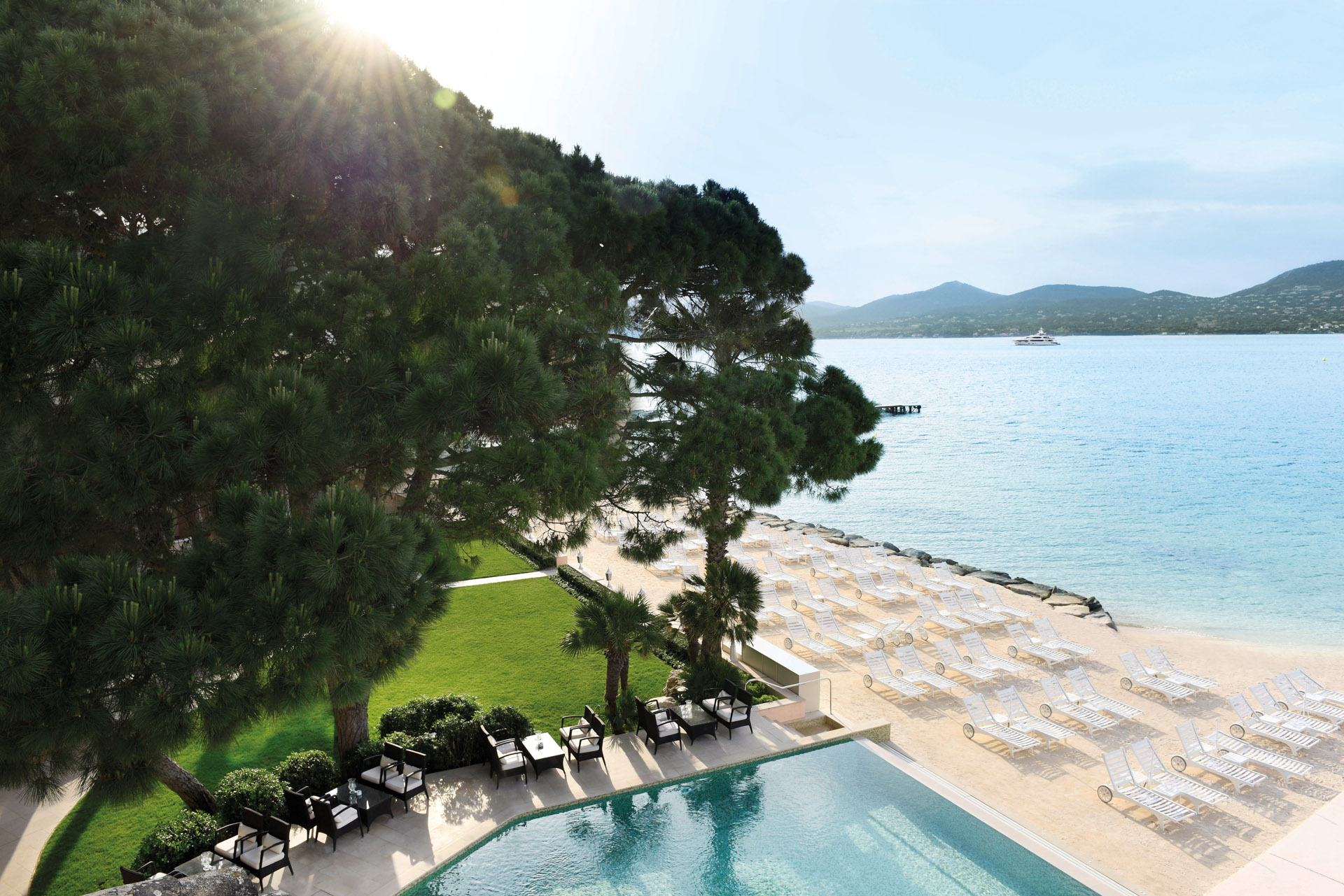 Cheval Blanc St-Tropez, Birds Eye Pool and Beach_Mati