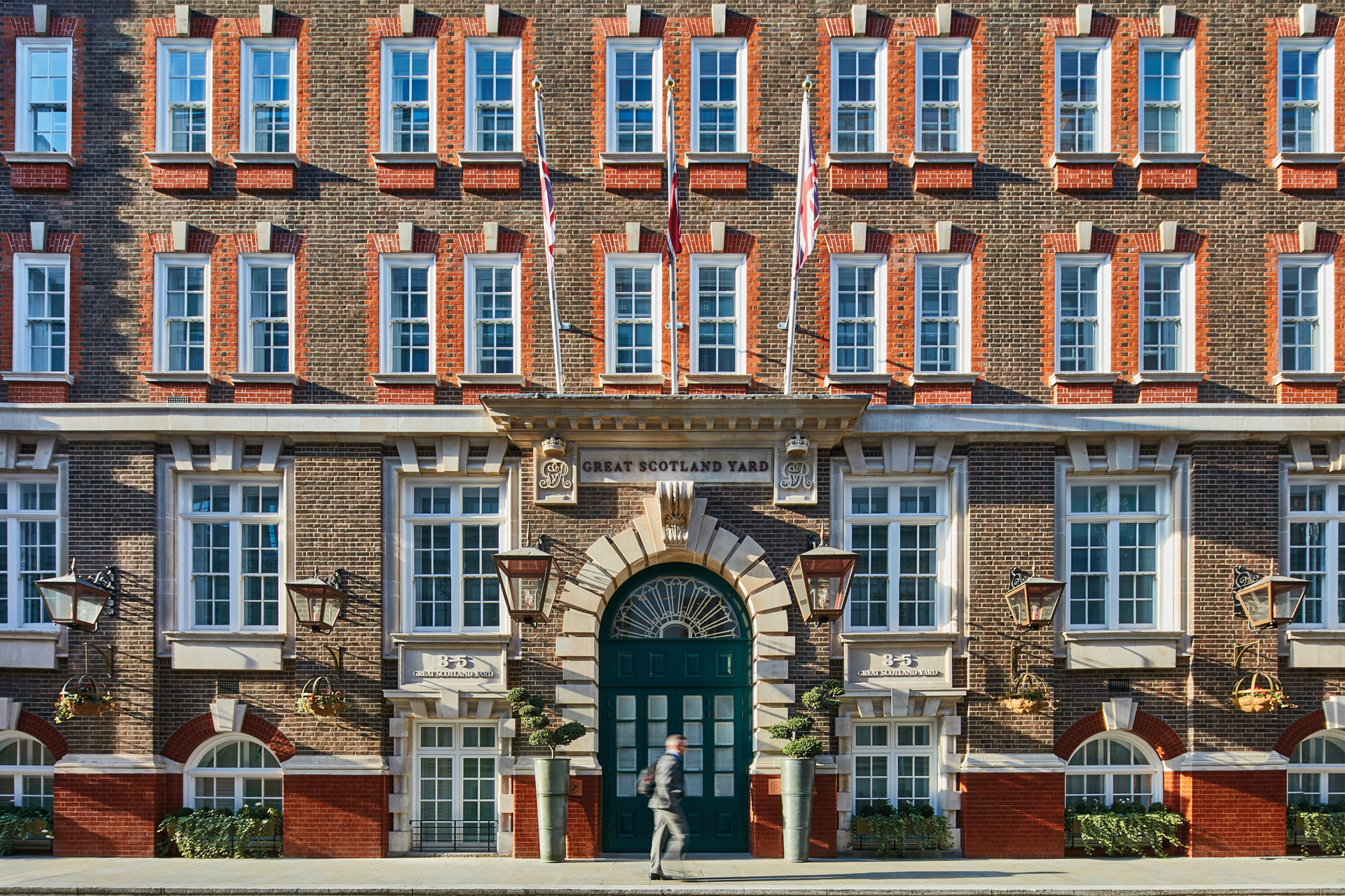 The front of the Great Scotland Yard Hotel