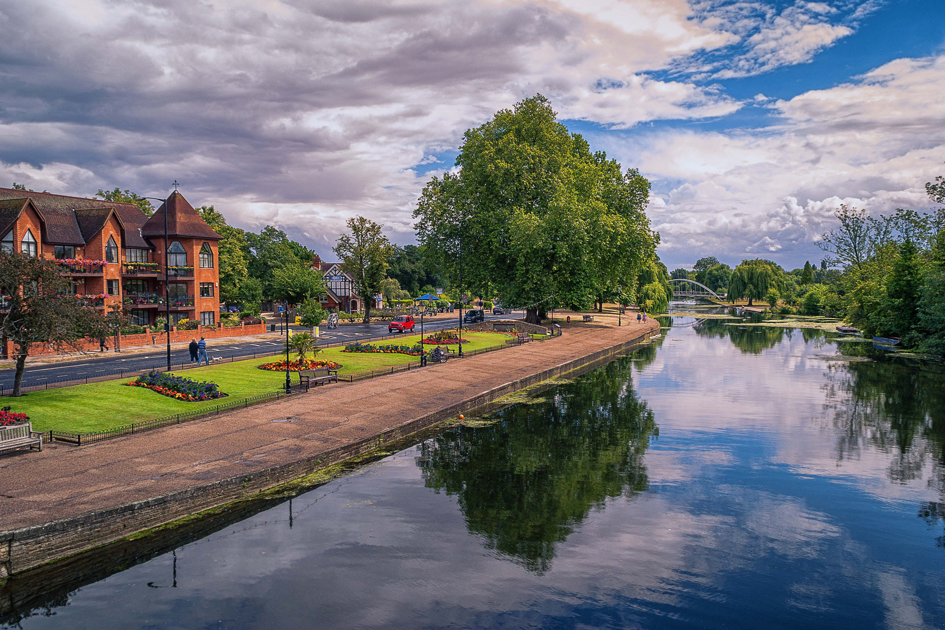 The River Ouse running through Bedford