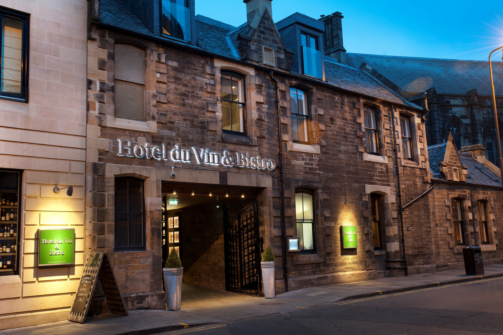 The exterior of Hotel du Vin