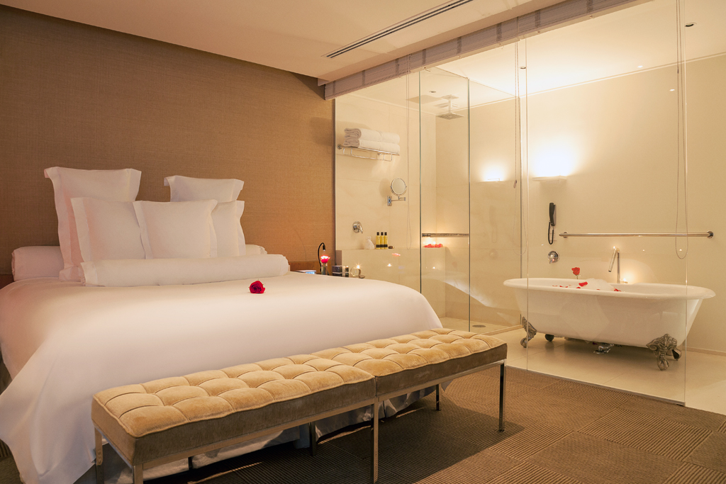 luxury bedroom suite at Emiliano, São Paulo