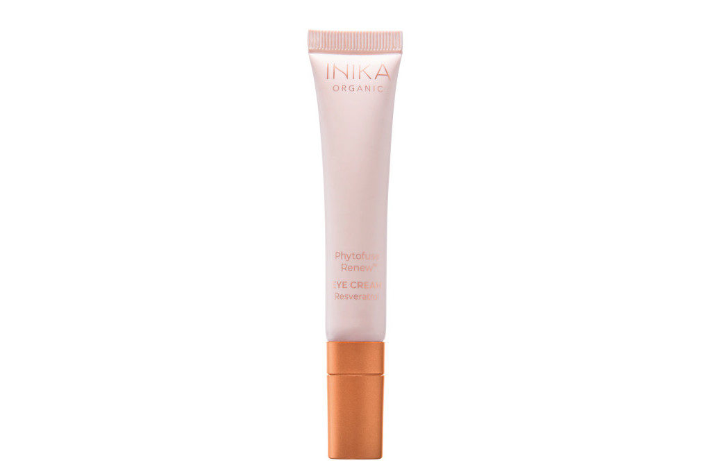 Pink tube of eye cream