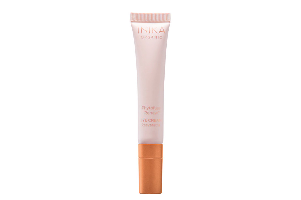 Pink tube of eye cream