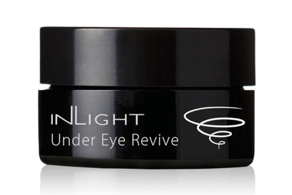Black tub with InLight logo and 'under eye revive' in white text