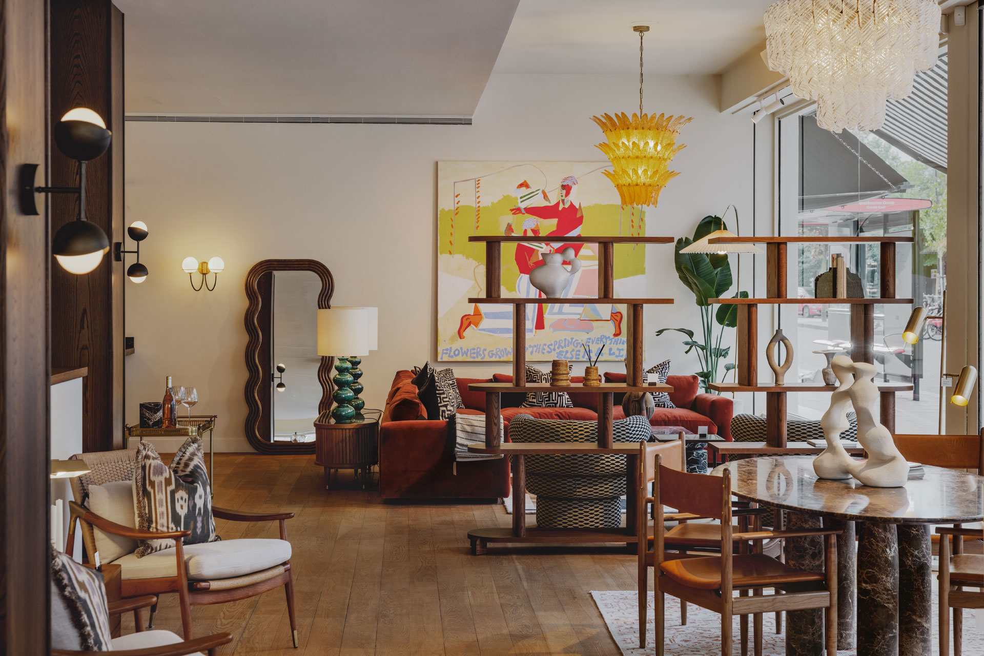 Interior view of Soho Home Westbourne Grove