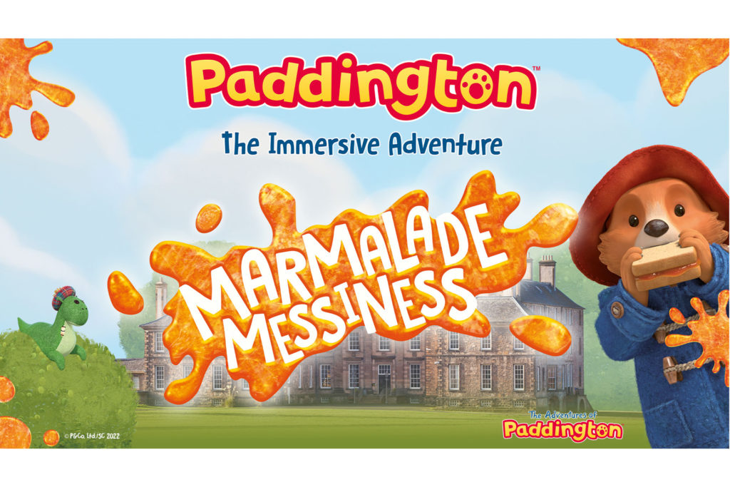 Promotional poster for Paddington Bear Marmalade Messiness