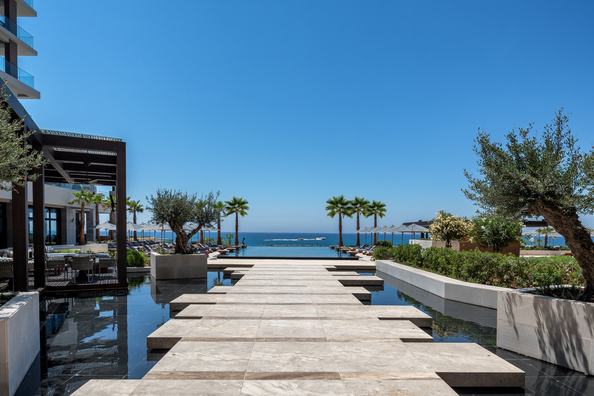 A pathway overlooking the sea at AMARA hotel