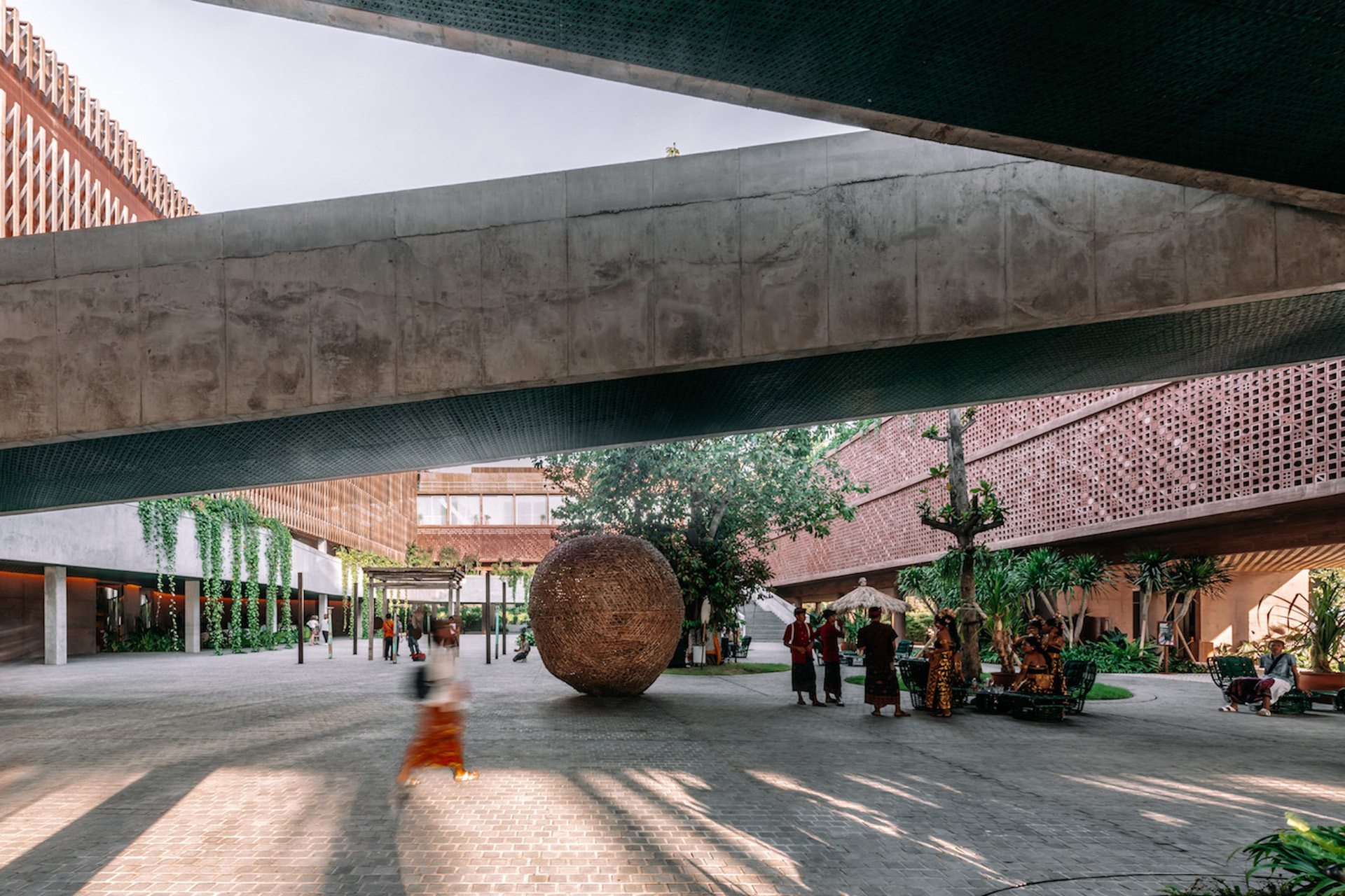 Brutalist architecture at Potato Head