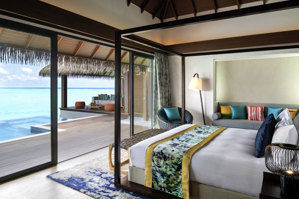 bedroom at Pullman Maldives Maamutaa