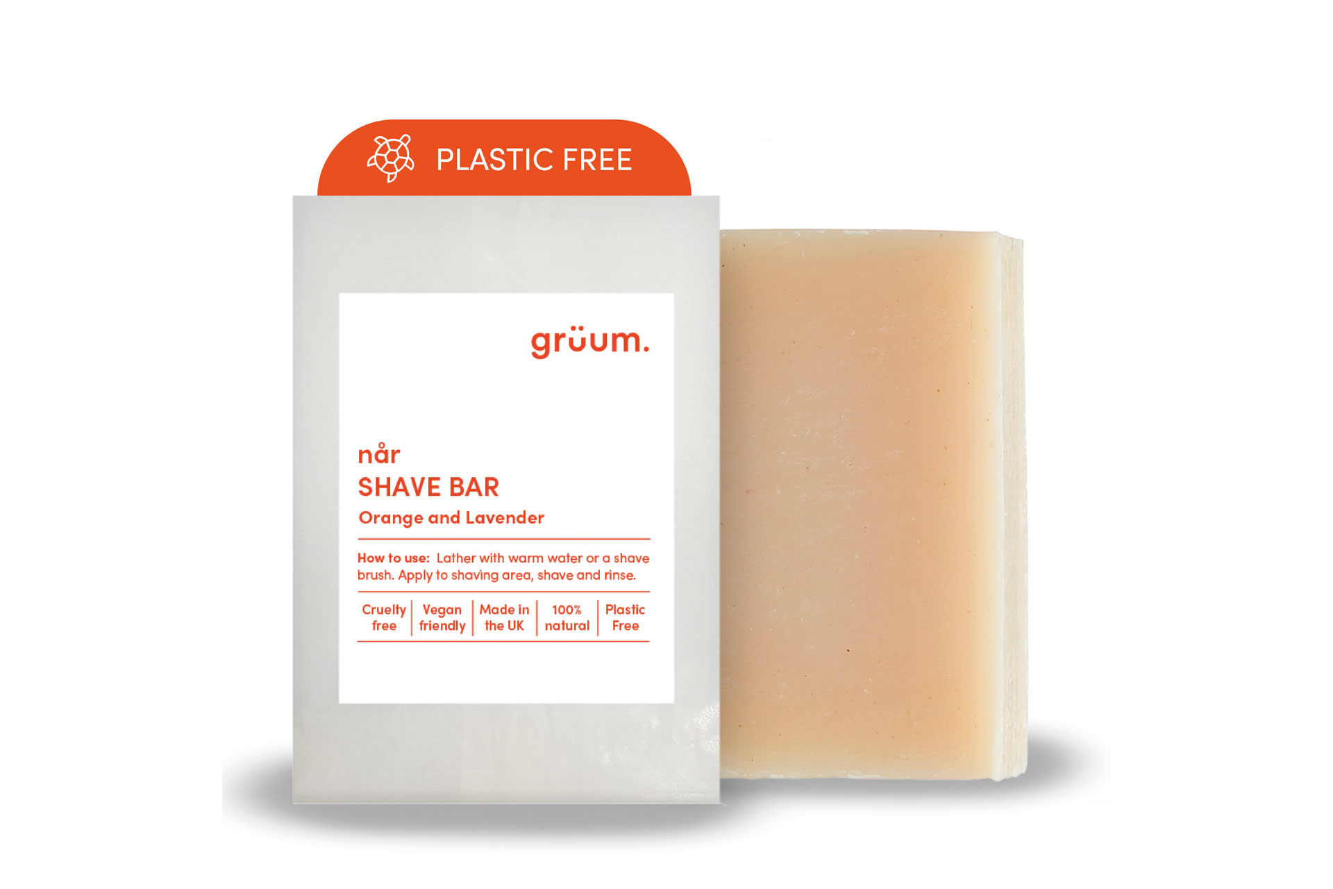 Shaving bar by Gruum - Men's Travel Toiletries