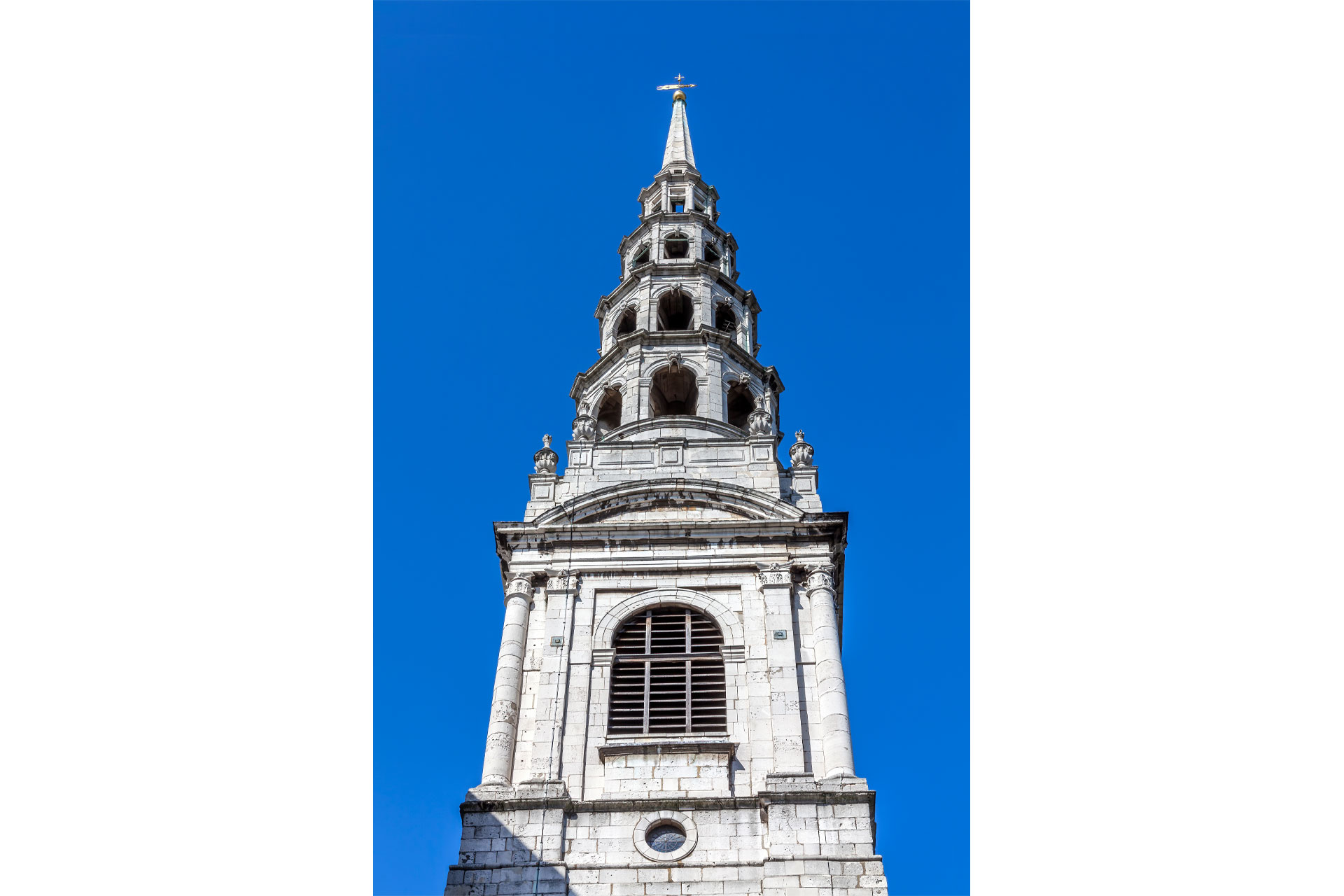 St Brides Church - which has an iconic London address