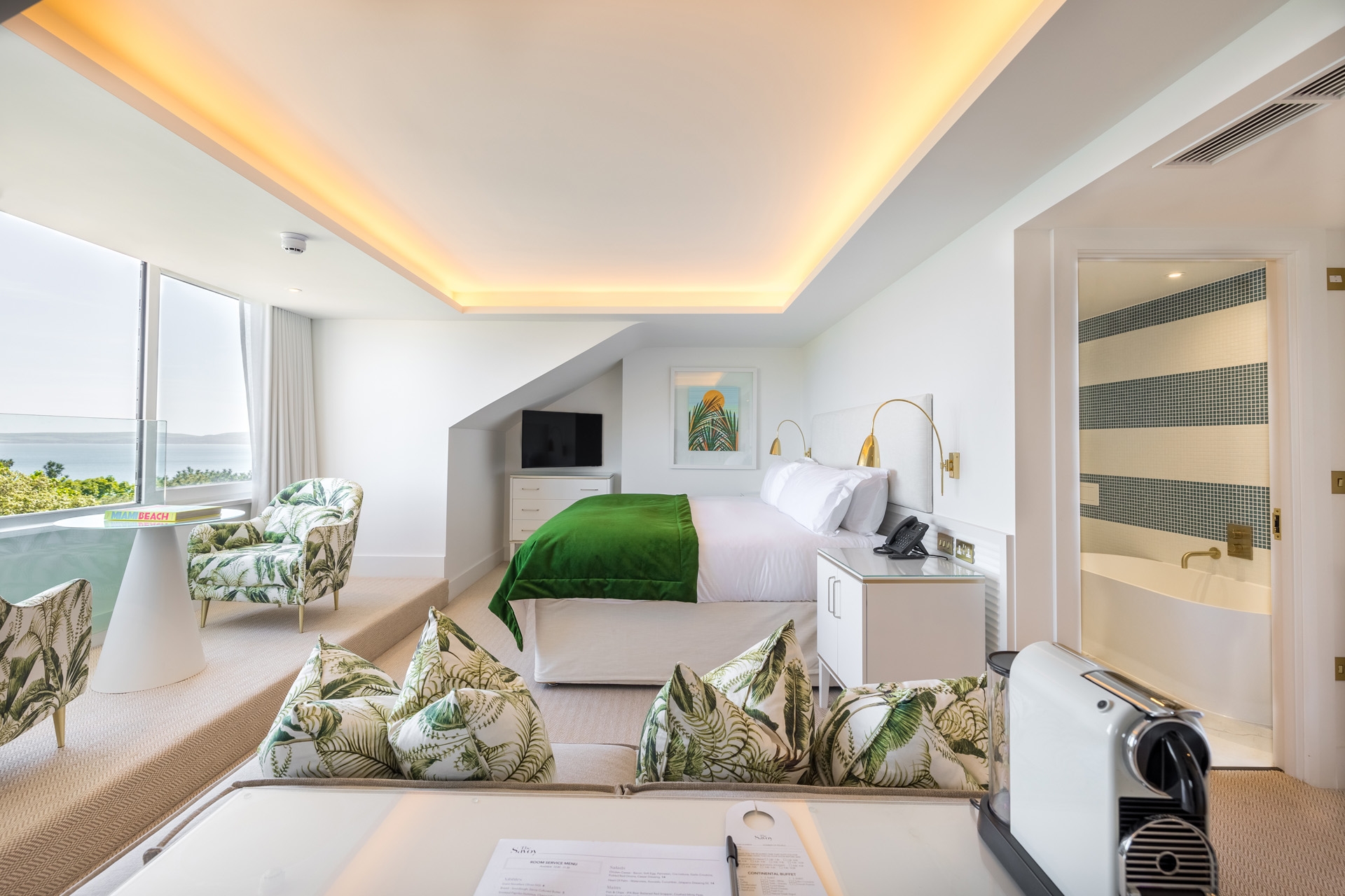 A bedroom at The Nici, a hotel in Dorset