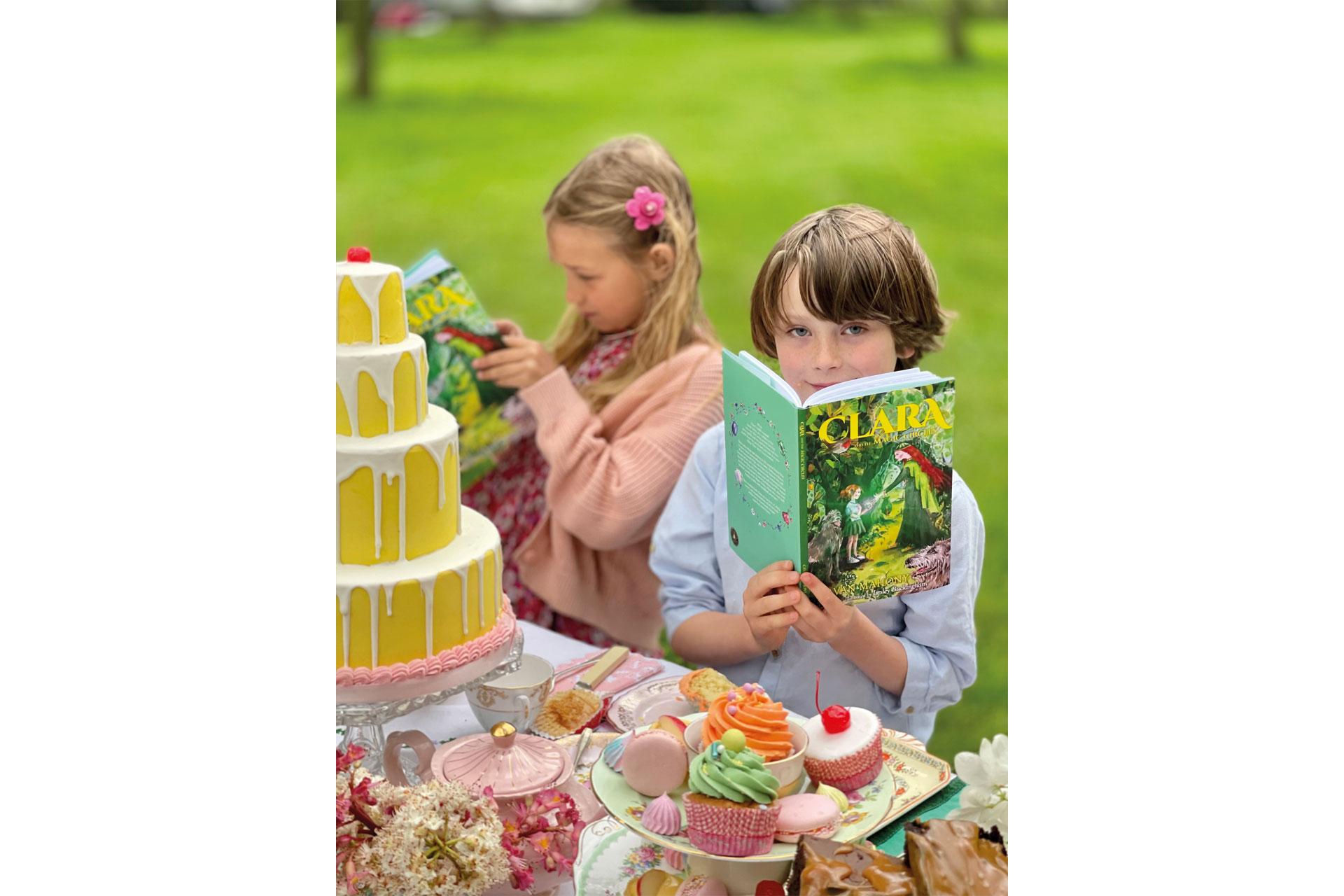 A tea party for Cavan Mahony's children