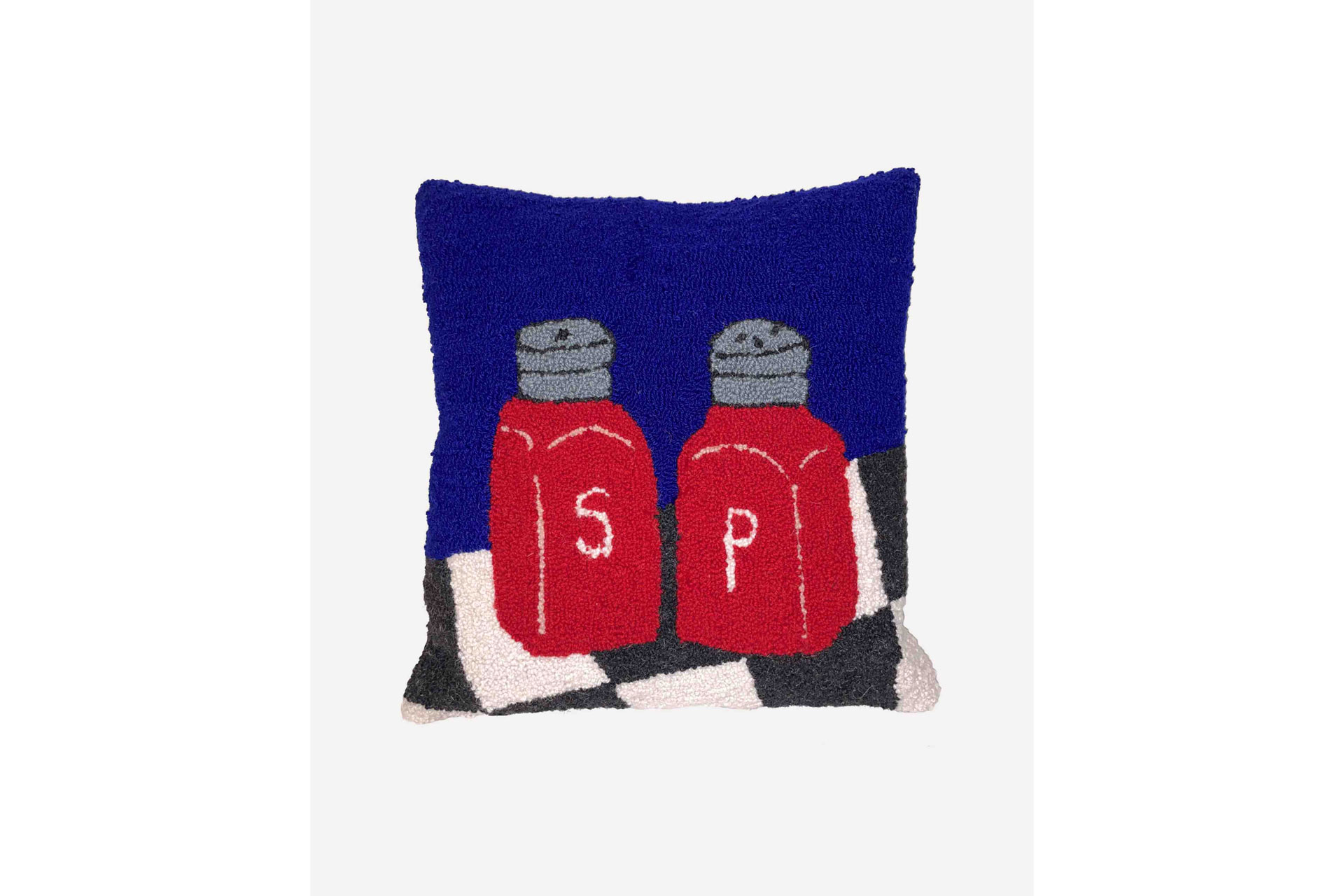 Salt & Pepper Cushion by Glassette